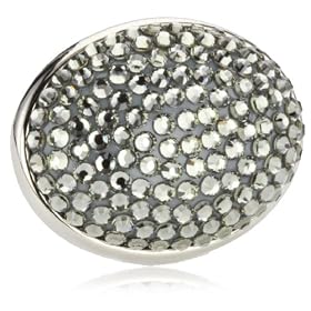 TARINA TARANTINO Classics Grey Domed Cocktail Ring, Size 6.5