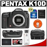 Pentax K10D Digital SLR Camera Body + Pentax D-BG2 Battery Grip + 16GB Card + Battery + Case + Cameta Bonus Accessory Kit (Camera Refurbished by Pentax U.S.A.)