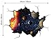 60 Second Makeover Full Colour Solar System Cracked Wall Sticker Decal Boys Bedroom Outer Space Universe Planets Playroom Galaxy