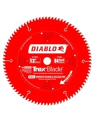 Home Improvement: Freud T25399 12" x 1" 84t MTCG .100 Composite Decking Blade - Freud