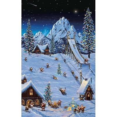 Woodland Games 500pc Jigsaw Puzzle by Jeff Tift