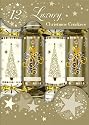 Luxury Christmas Crackers 30cm 12/Pk - Trees & Presents (KTCS)