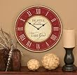 Be Still and Know That I Am God Inspirational Wall Clock - Psalm 46:10 (17 inch)