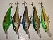 5 L5BS Custom Shad Lures - Plugs Crankbaits Bass Fishing Set