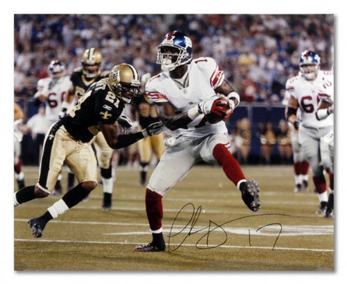 Plaxico Burress New York Giants - vs. Saints - Autographed 16x20 Photograph