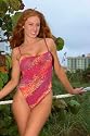 Solar Tan Thru Tangerine Tango Tank Suit