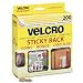 Velcro 90140 Sticky-Back Hook & Loop Dot Rolls In Dispenser Box, Beige, 3/4, 200 Sets/Roll