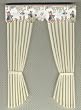 Dollhouse Miniature Childrens Themed Formal Curtains