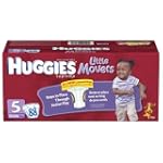 Huggies Little Movers Diapers, Size 5, 88-Count