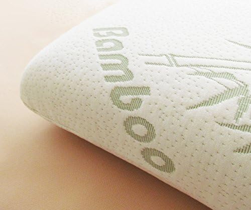 Sleeper Space Tm Bamboo Memory Foam Pillow Cool Adaptive Technology - Original Bamboo Cover Keep Pillow Cool Hypoallergenic Washable Cover with Ever-cool Adaptive Technology - Provides Luxury Sleep Better Than Marriott - Neck Pain Relief