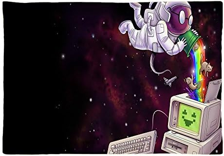 Danger ArEa astronaut Gathering Nyan Cats In A ComputerFunny Cat Pillow Covers Standard Size 20 X 30/16 X 24 Custom-made 2 Sides Pillowcases