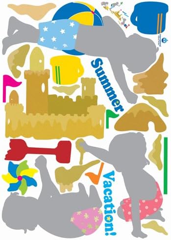 Easy Instant Home Decor Wall Sticker Decal - Beach Summer Vacation