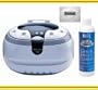 Sonic Wave Professional Ultrasonic Cleaner - Cleans Jewelry, Optics, Eyeglass, and Other Delicate Items + Blitz Jewelry & Gem Cleaner (Concentrate 8oz.) + Professional 100% Cotton Flannel All-in-one Jewelry Cleaning, Buffing and Tarnish Shielding Cloth