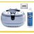 Sonic Wave Professional Ultrasonic Cleaner - Cleans Jewelry Optics Eyeglass CD's DVD's and Other Delicate Items + Blitz Jewelry & Gem Cleaner (Concentrate 8oz.) + DB Roth 100% Cotton Flannel All-in-one Jewelry Cloth