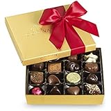 Godiva Chocolatier Red Ribbon Ballotin Valentines Chocolate Gift, 19 Count