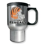 Review Quality Gold  / Cincinnati Bengals 16oz Stainless Steel Travel Mug