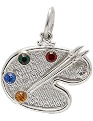 Rembrandt Charms Artist Palette Charm