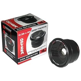 Click here to buy Opteka .35x HD� Super Wide Angle Panoramic Macro Fisheye Lens for Canon EOS EF by Opteka.
