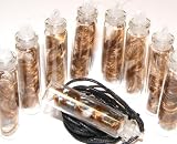 Review The Gem Tree  / ANGELS LOCK OF HAIR GLASS SPELL BOTTLE PENDANT WICCA