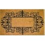 Wrought Iron Border Design Thick Coir Doormat