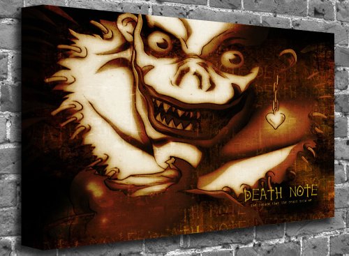 Animated Anime Death Note Shinigami Poster Art Picture Roll Canvas (UNFRAMED) Size:16