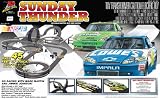 Life Like Sunday Thunder Slot Car Race Set - NASCAR