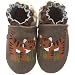 Robeez Soft Soles Organic Tiger Crib Shoe (Infant/Toddler),Brown,18-24 Months (6.5-8 M US Toddler)