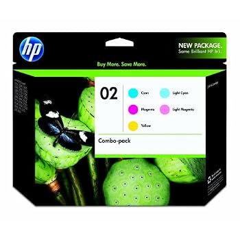 Set A Shopping Price Drop Alert For Original HP 02 Ink Cartridges Combo-Pack (5 Color Cartridges) in Retail Packaging