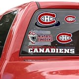 Montreal Canadiens 11'' x 17'' Window Clings Sheet