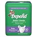 DEPEND BELTED SHIELDS W/VELCRO X-ABS, 30/PK, 60/CS, KIC19686