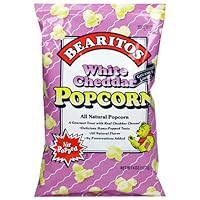 Little Bear Popcorn, White Cheddar, 4-Ounce Bags (Pack of 12)