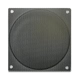 80mm Steel Mesh Filter Grill Black