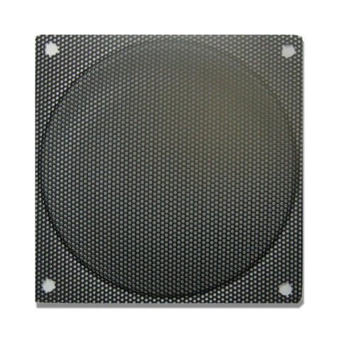 80mm Steel Mesh Filter / Grill Black