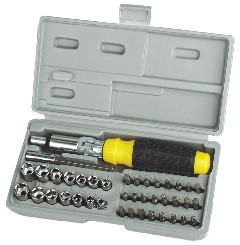 Mannesmann M29041 Bit- und Steckschl&uuml;sselsatz 41-teilig 1/4