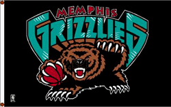 Memphis Grizzlies Flag Polyester 3 ft. x 5 ft.