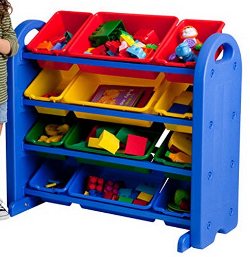 primary color toy bin organizer