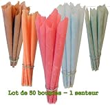 50 bougies auriculaires coniques (senteur �  selectionner sur page xx neufs)