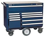 Kennedy 4401MP 10 Drawer Proa Maintenance Cart-blue-326 Lbs