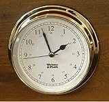 Weems & Plath Endurance Collection 125 Quartz Clock (Brass)