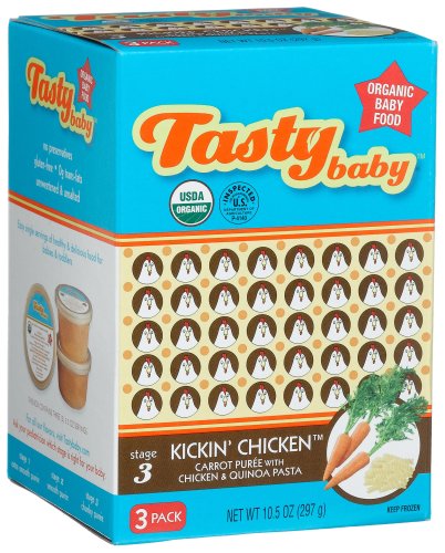 Tastybaby Frozen Organic Baby Food, Kickin