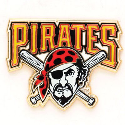 PITTSBURGH PIRATES OFFICIAL LOGO GOLD LAPEL PIN