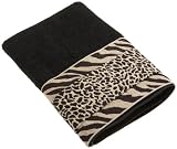 Avanti Cheshire Bath Towel, Black