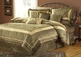 7Pcs King Persia Jacquard Patchwork Comforter Set