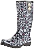 Nomad Footwear Women's Puddles II Rain Boot, Navy Anchors, 8 M US