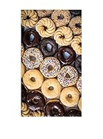 Huella deco Alfombra Bañada en Vinilo (Beige/Multicolor)