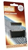 Braun - 81253283 - Combi-pack 596 - Recharge grille + couteaux pour rasoirs 1000 / 2000 noir