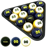 Michigan Wolverines Officially Licensed Billiard Balls by Frenzy Sports