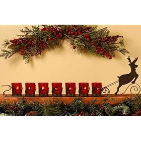 Metal Deer Votive Candle Holder