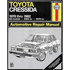 Haynes Toyota Cressida Owners Workshop Manual, No. 532: '78-'82