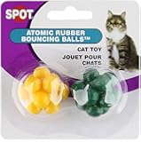 Ethical Atomic Bouncing Ball Cat Toy, 2-Piece (colors may vary)